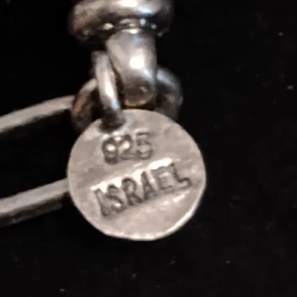 Paz Creations Sterling Silver Paper Clip Style Bracelet - Picture 5 of 6